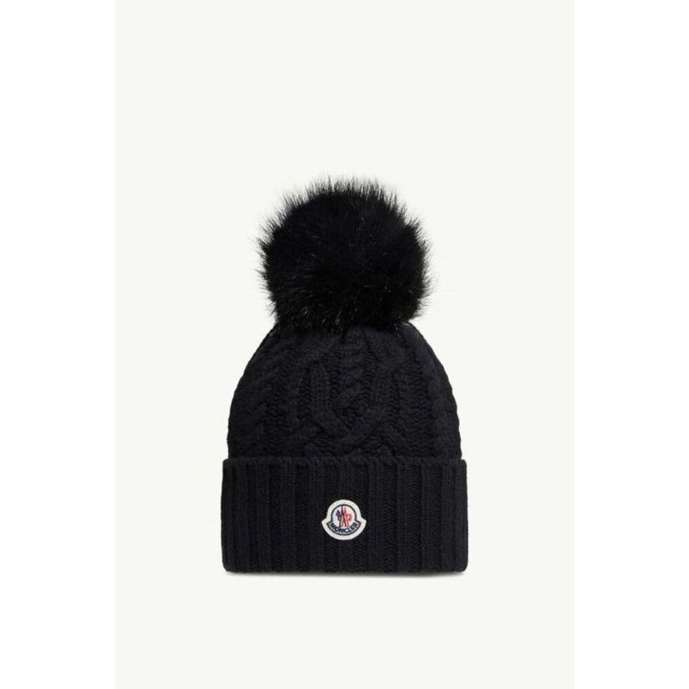 Cashmere Blend Pom Pom Beanie